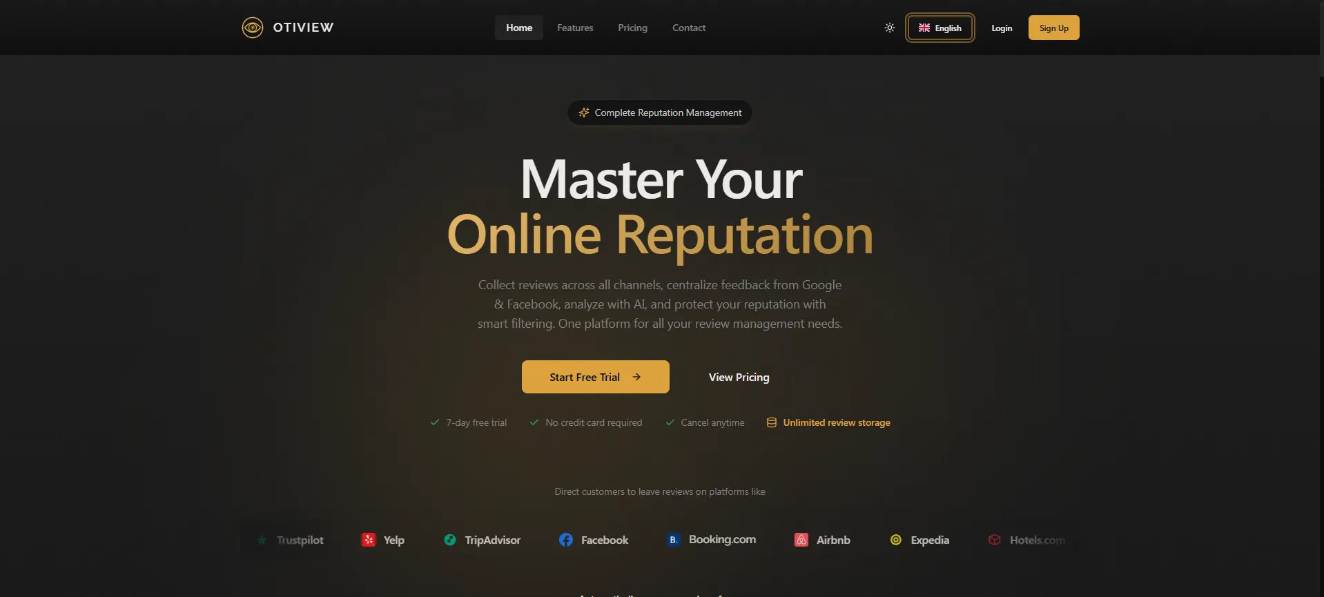 Otiview - Reputation Management Platform